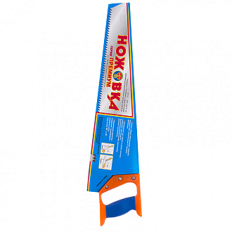 Ножовка по дереву, 500 мм, шаг зубьев 8 мм, пластиковая рукоятка (Ижевск) Россия - фото 4