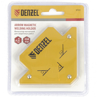 Фиксатор магн. для сварочных работ, усилие 25 Lb Denzel - фото 2