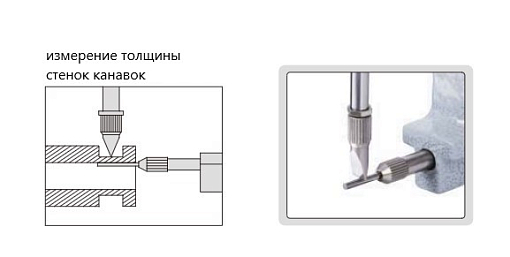Фото 2 товара Толщиномер цифровой ТРЦ-10, 0.01мм/0.0005" для измерения толщины стенок труб, INSIZE