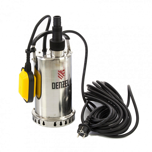 Фото 1 товара Дренажный насос DP600X, 600 Вт, подъем 7,5 м, 8500 л/ч Denzel