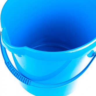 Ведро пластмассовое круглое 12 л, голубое Elfe - фото 3