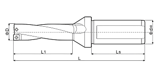 C20-3D08-26SO03 корпусное сверло Weila Deskar - фото 2