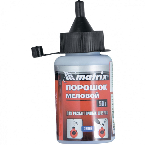 Фото 0 товара Порошок меловой синий, 115 г, для разметочных шнуров Matrix