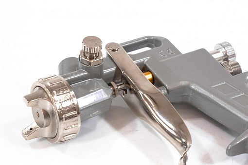 Фото 2 товара Краскораспылитель пневм. с верхним бачком V 1, 0 л, сопло D 1.2, 1.5 и 1.8 мм Matrix