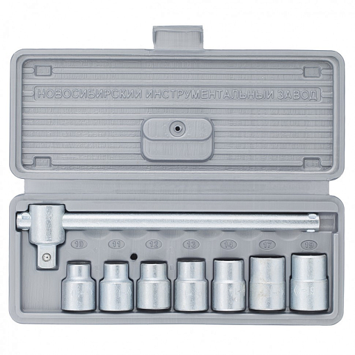 Фото 1 товара Набор шоферского инструмента № 1, пластиковый бокс (8 пред.) (НИЗ) Россия