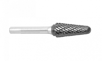 Борфреза сфероконическая тип L 3х12х3х38 14° 0,6 Х-образная насечка арт. L03 12Х03 Sekira - фото 1