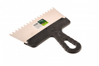 Шпатель из нерж. стали, 200 мм, зуб 6 х 6 мм, Сибртех - фото 2