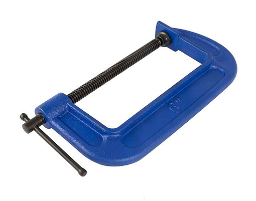 Фото 1 товара Струбцина слесарная G-образная 250 мм (10") тяжелая