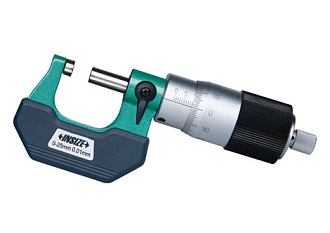 Микрометр МК-25, 0-25мм, 0.01мм быстрая подача, INSIZE - фото 1