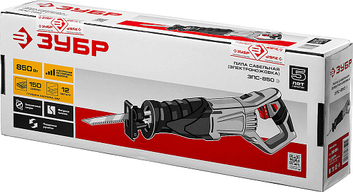 Фото 6 товара ЗУБР 850 Вт, 0-2800 ход/мин, пила сабельная (электроножовка) ЗПС-850 Э Мастер