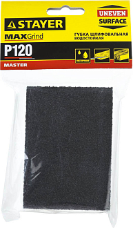 Губка шлифовальная STAYER 100х68х26мм, Р120, четырехсторонняя, 3560-1_z01 - фото 2