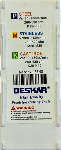 Фото 6 товара 16IR AG 55 LDA резьбовая пластина Deskar