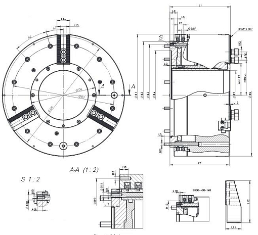 Фото 1 товара Токарный патрон 2500-400