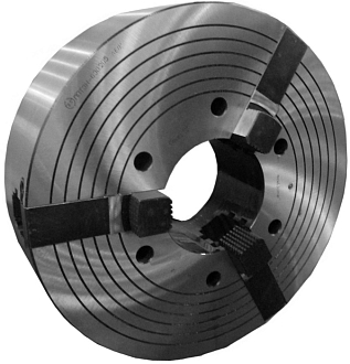 Патрон токарный 3-х кулачковый комбинированный для обработки труб ППT3H-720.340M левый БЗСП - фото 1