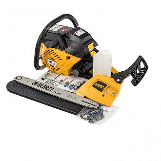 Пила цепная бенз. DGS-4516, шина 40 см, 3 л.с., шаг 3/8, паз 1,3 мм, 57 звеньев Denzel - фото 10