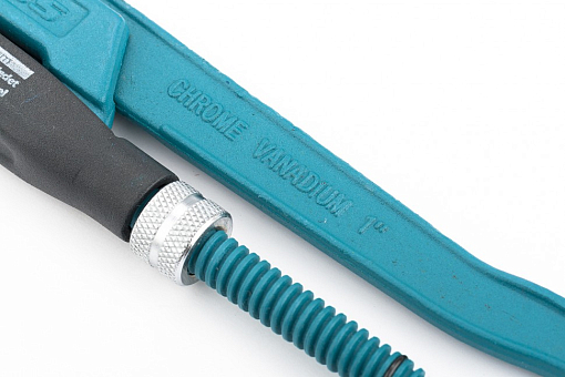 Фото 2 товара Ключ трубный рычажный 1, №1, цельнокованый, CrV, тип "S" Gross