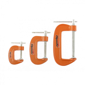 Набор: струбцины G-образные, 3 шт, 25-50-75 мм Sparta - фото 2