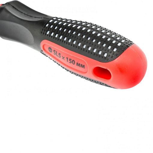 Фото 2 товара Отвертка Fusion, SL5 х 150 мм, CrV, трехкомп. рукоятка "Anti slip" Matrix