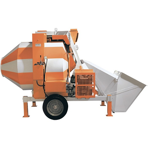 Фото 0 товара Бетоносмеситель СБР-1200А, дизельный двигатель, 25-30 м3/ч, 1200 л, 15 кВт.