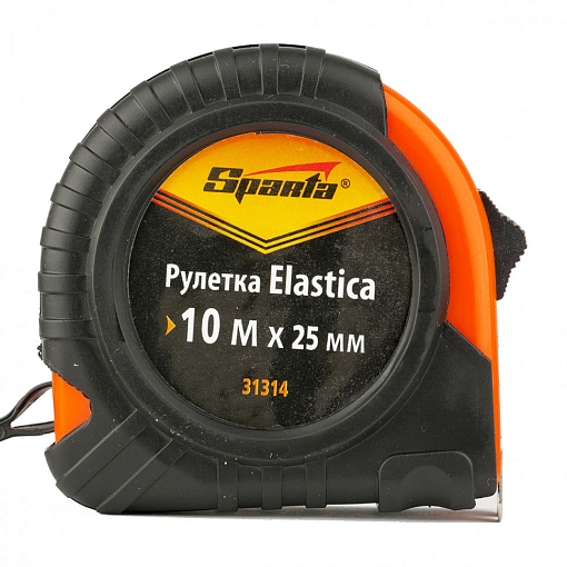 Фото 0 товара Рулетка Elastica, 10 м х 25 мм, обрез. корпус Sparta