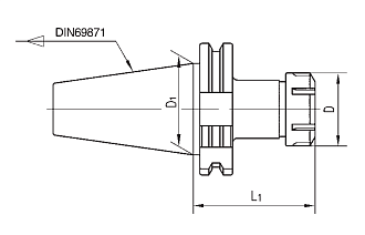 DIN69871.A40-ER32-100 патрон цанговый Zegyo - фото 2