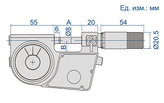 Микрометр МР-200, 175-200 мм, 0.002 мм, INSIZE - фото 2