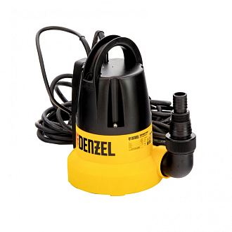Дренажный насос DP500E, 500 Вт, подъем 7 м, 7000 л/ч Denzel - фото 1