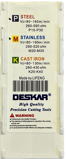 Фото 7 товара 16ER 12 UN LDA резьбовая пластина Deskar