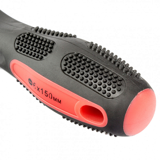 Фото 3 товара Отвертка Anti-Slip, SL6 х 150 мм, CrV, двухкомпонентная рукоятка Matrix