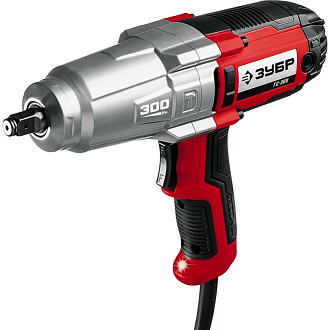ЗУБР 300 Нм, 1/2", гайковерт ударный сетевой ГС-300 Мастер - фото 1