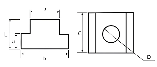 Фото 1 товара Гайка M14 Т-образная OLICNC