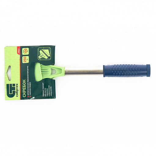 Фото 3 товара Скребок, фиксированное лезвие 100 мм, мет. обрезин. ручка, 250 мм Сибртех