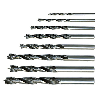 Набор сверл по дереву, 3-4-5-6-7-8-9-10 мм, 8 шт, цилиндрический хвостовик Sparta - фото 1