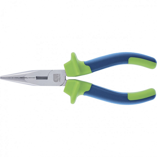 Фото 0 товара Длинногубцы прямые, 160 мм, двухкомпонентные рукоятки Сибртех