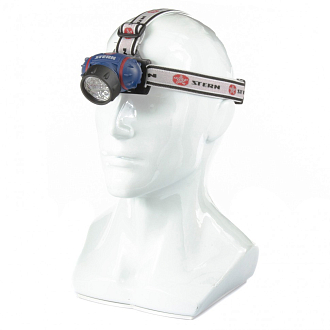 Фонарь наголовный, светодиодный, 4 режим, 14 Led, 3 х ААА Stern - фото 1