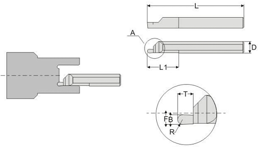 Фото 1 товара MZR 4 R0.75 L10 минирезец Deskar