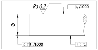 Вал прецизионный W25 L=400 см TECHNIX - фото 2