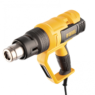 Фен технический HG-2000E, 2000 Вт, 2 режима, LCD дисплей Denzel - фото 1