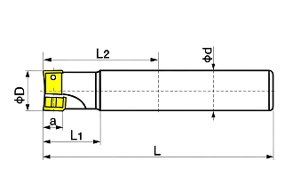 Корпусная фреза BAP 300R C14-14-150-2T - фото 2