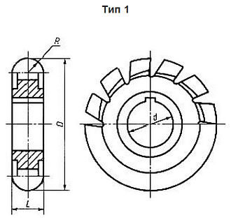 Фреза фасонная выпуклая 100 R9 Р6М5К5 - фото 2