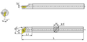 S20R-SDUCR11 державка для внутреннего точения Deskar - фото 4