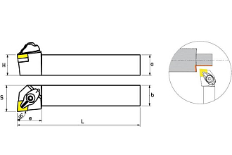 DCLNR3232P12 державка для наружного точения Deskar - фото 2