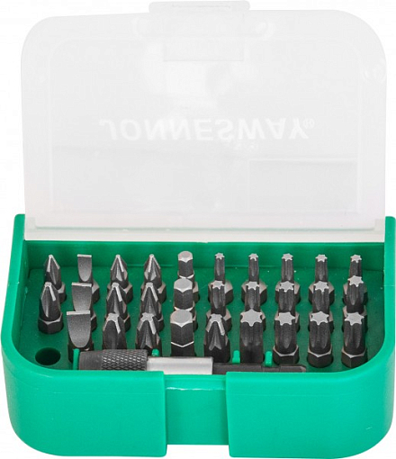 Фото 1 товара Набор вставок-бит, 31 предмет, Jonnesway