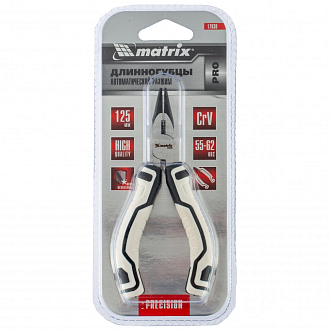 Длинногубцы Mini, 125 мм, прямые, авторазжим, Pro Matrix - фото 5