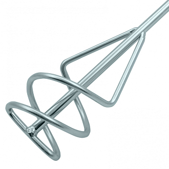 Миксер для песчано-гравийных смесей, 80 х 450 мм, оцинкованный, хвостовик SDS Plus Denzel - фото 2