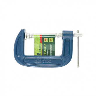 Струбцина G-образная, 75 мм Сибртех - фото 2