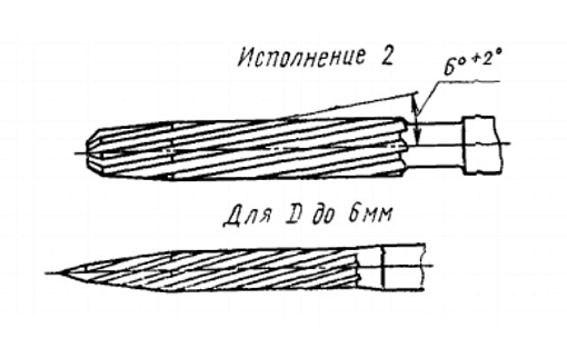Фото 1 товара Развертка 30,0 Н11 ручная ц/х Р6М5 Sekira винт. зуб