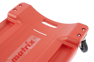 Лежак ремонтный на шести колесах, 1000 х 475 х 128 мм, пластиковый Matrix - фото 3