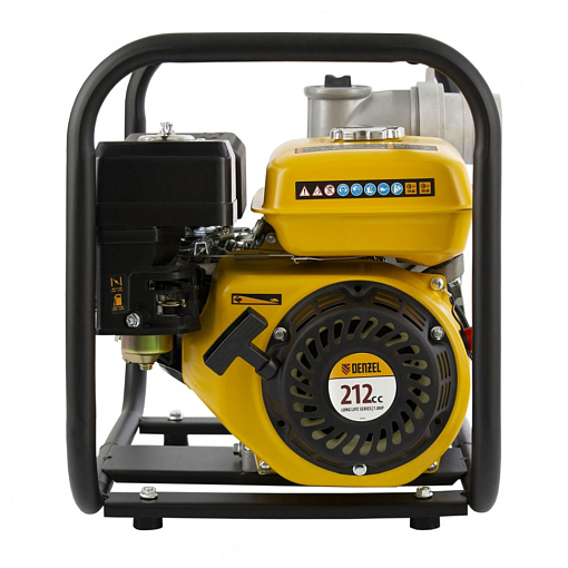 Фото 2 товара Мотопомпа бензиновая для чистой воды PX-80, 7 л.с, 3", 1000 л/мин, глубина 8 м, напор 30 м Denzel