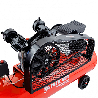 Компрессор воздушный ременный привод КР2500/80, 2,5 кВт, 80 литров, 420 л/мин МТХ - фото 7